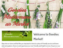 Tablet Screenshot of goodiesmedmarket.com